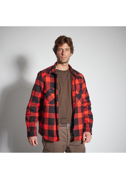 Solognac Gömlek Tipi Polar Mont - Avcılık ve Doğa Gözlemi - Kırmızı - 500 fiyatları