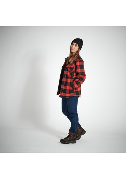 Solognac Gömlek Tipi Polar Mont - Avcılık ve Doğa Gözlemi - Kırmızı - 500 modelleri