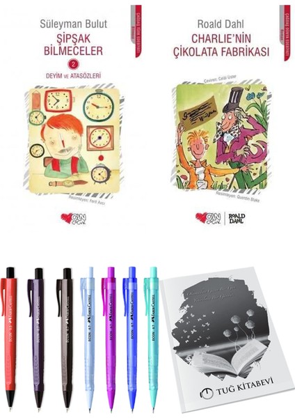 Charlie'nin Çikolata Fabrikası ve Şipşak Bilmeceler 2 2'li Set + Hediyeli