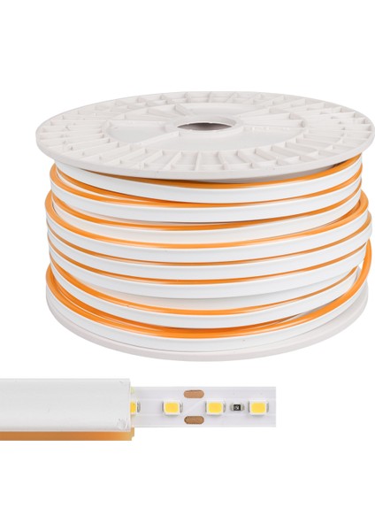 PM-20385 12 Volt 6X12MM Gün Işığı Neon LED 50 Metre