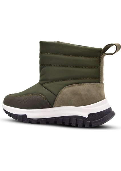 Gea Içi Peluş Kürklü Erkek Çocuk Bot Haki modelleri