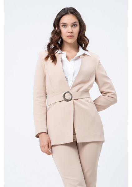 Kemerli Blazer Ceket