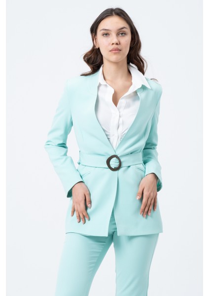 Kemerli Blazer Ceket