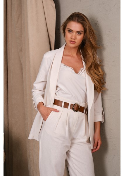 Keten Blazer Ceket