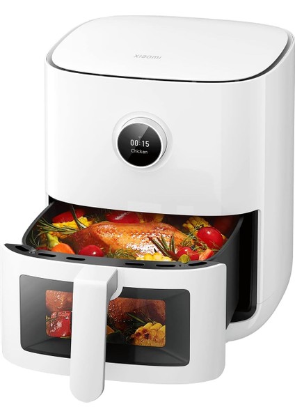 Smart Air Fryer Pro 4 L Sıcak Hava Fritözü, OLED Ekran (1.600 W, 4 Litre