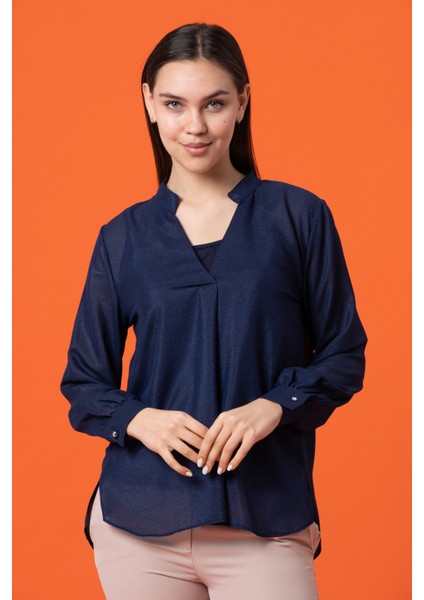 Parıltılı Transparan Bluz modelleri