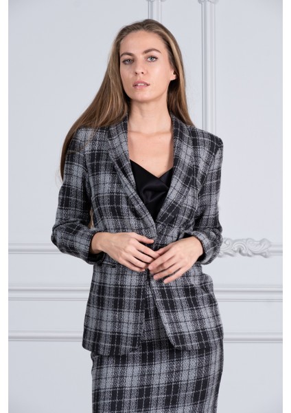 Ekose Desenlı Tuvıt Ceket fiyatları