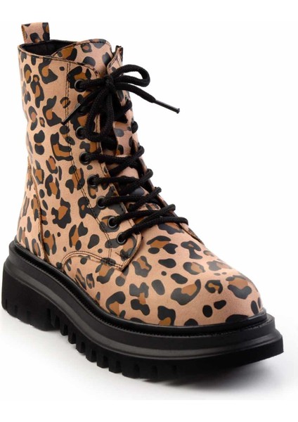 Leopar Süet Kadın Bot & Bootie K02590030602 modelleri