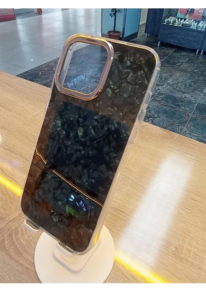 Apple iPhone 13 Pro Uyumlu Mermer Desen Darbe Korumalı Premium Kapak