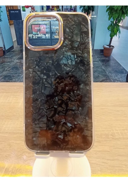Apple iPhone 13 Pro Uyumlu Mermer Desen Darbe Korumalı Premium Kapak