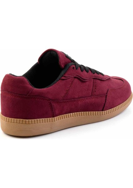 Bordo Süet Kadın Sneaker K01591512502