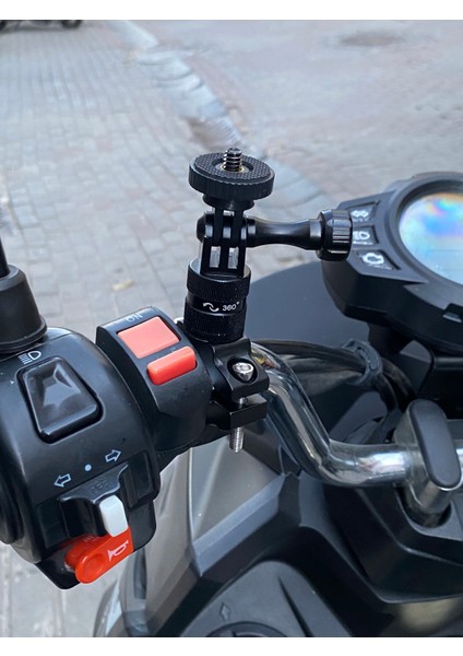 Insta360 X4-3-2 Motorsiklet ve Bisiklet Tutucu