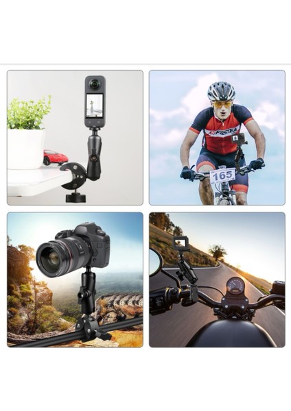 Insta360 X4-3-2 Motorsiklet ve Bisiklet 360 Derece Ayarlanabilir