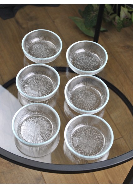 6 Adet Cam Çerezlik Seti ve Kahvaltı Takımı Sunum- 10 cm fırsatları