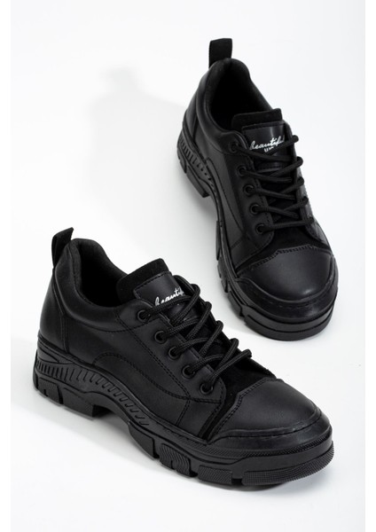 Peqas Siyah Kadın Sneaker Günlük Ayakkabı fiyatları