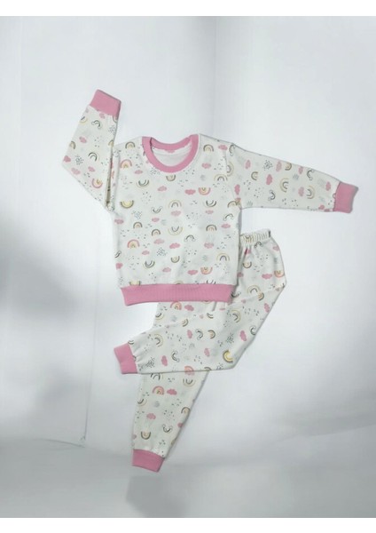 Çocuk Pijama Takımı Büyük Boy Ribanalı Tezgah Altı