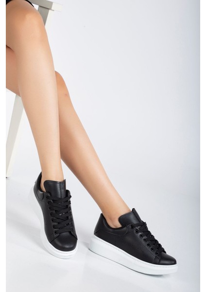 Fersatie Siyah Kadın Sneaker Günlük Ayakkabı