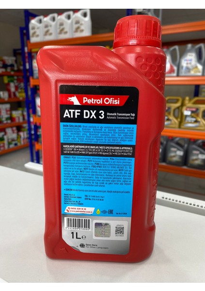 Dexron-3 Otomatik Şanzıman Yağı 1litre