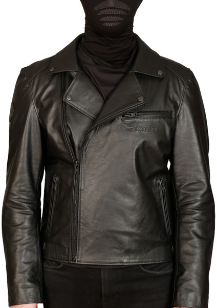 Old Mıcheal Hakiki Deri Korumalı Motosiklet Ceketi