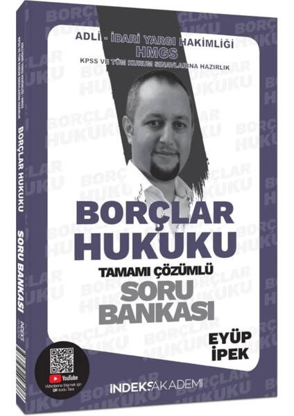 Indeks Akademi Yayıncılık 2025 KPSS A Grubu Borçlar Hukuku Soru Bankası Çözümlü