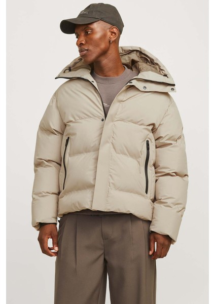 Jcoalpha Puffer Sn Ekru Erkek Mont