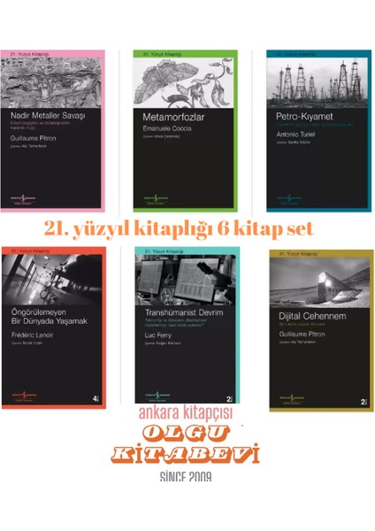 Dijital Cehennem - Metamorfozlar - Petro-Kıyamet - Nadir Metaller Savaşı - Transhümanist Devrim / 6 Kitap Set
