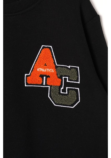 Suzene Ac Nakışlı Siyah Renk Erkek Çocuk Sweat fiyatları