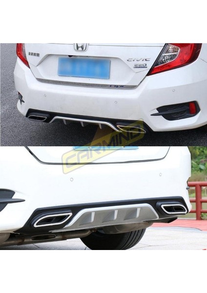 Honda Civic Fc5 Uyumlu Standart Difüzör 2016-2020 modelleri