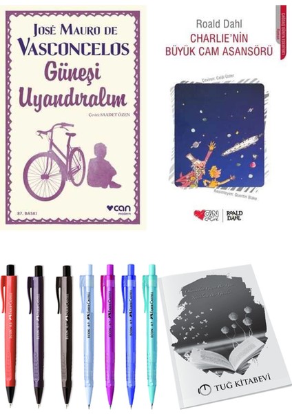 Charlie'nin Büyük Cam Asansörü ve Güneşi Uyandıralım 2'li Set + Hediyeli