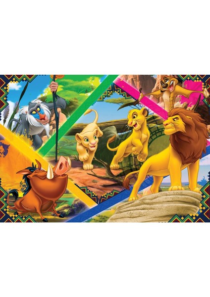 Lk 113 Aslan Kral Puzzle 200 Parça - Ks Puzzle