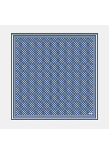 Tivil Ipek Monogram Eşarp 37144-AÇIK Kahve Ekru