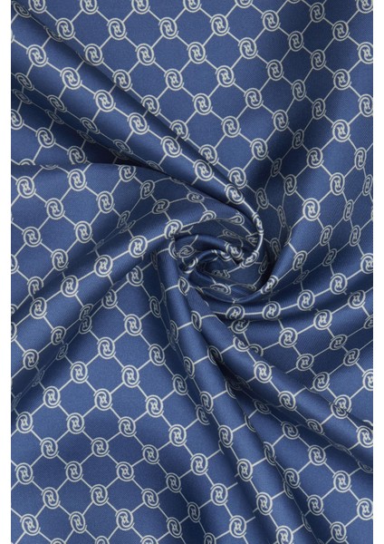 Tivil Ipek Monogram Eşarp 37144-AÇIK Kahve Ekru