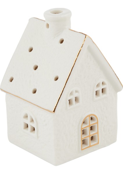 Işıklı Porselen Ev Yılbaşı Dekor