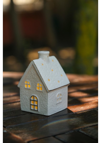 Işıklı Porselen Ev Yılbaşı Dekor modelleri