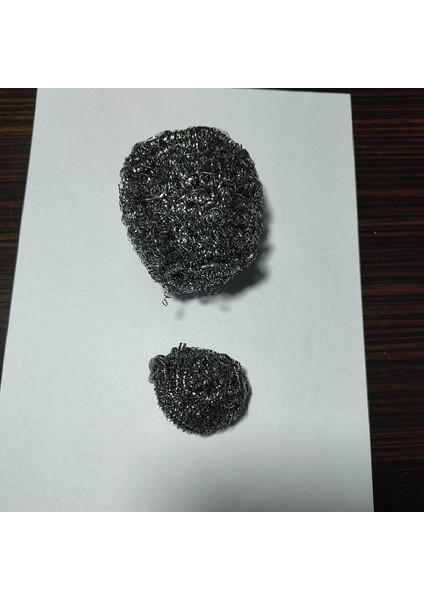 2li Set Toptel.endüstriyel Boy ve Küçük Boy Top Tel,bulaşık Teli. 50GR ve 7gr Ovma Teli Çelik modelleri