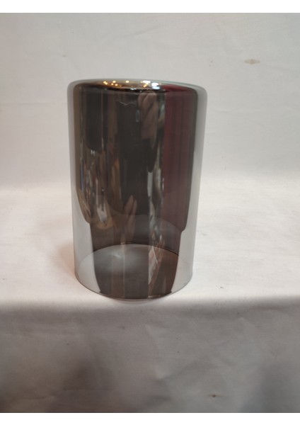 Silindir Avize Camı.düz Füme Renkte (ÇAP:10.00 cm -H:15.00 cm )(NORMAL Ampule Göre)(E.27) fiyatları