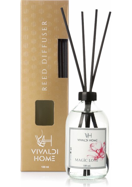 Magic Love Çubuklu Oda Kokusu Esansiyel Uçucu Yağ 100 ml