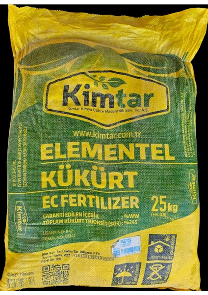Elementel Kükürt Ec Fertilizer Zararlı Hayvan Kovucu (2 Kg)