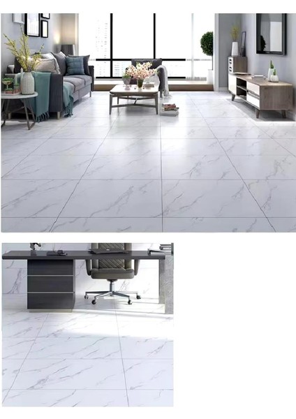 1 m2 3 Adet 60 x 60 cm Floor Yapışkanlı Zemin ve Duvar Kaplama Paneli - Arkası Kauçuklu Pvc 6216