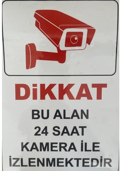 Kamera Uyarı Levhası