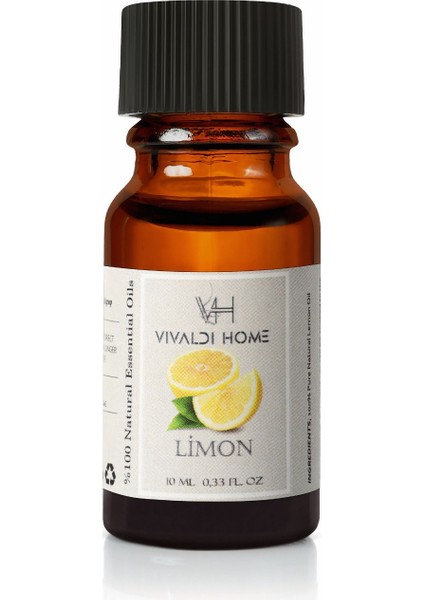 Limon Aromaterapi Uçucu Yağ Esansiyel Buhurdanlık Yağı 10 ml