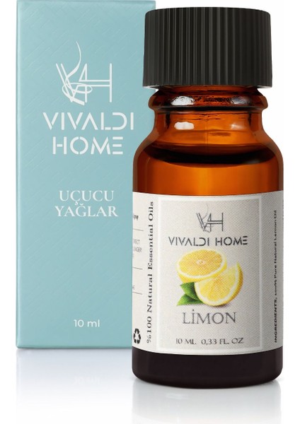 Limon Aromaterapi Uçucu Yağ Esansiyel Buhurdanlık Yağı 10 ml