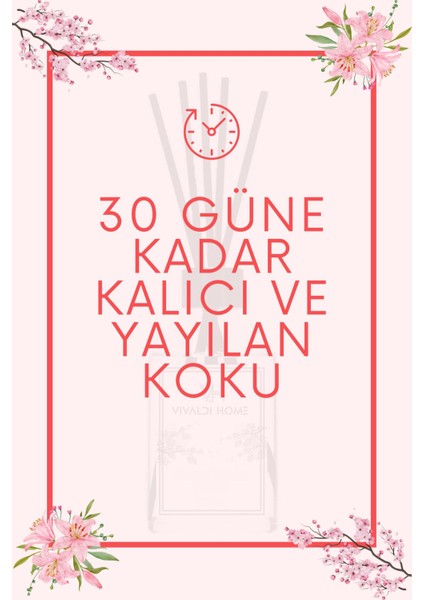 Vanilya, Beyaz Çiçekler, Beyaz Sabun Çubuklu Oda Kokusu Esansiyel Uçucu Yağ 50 ml x 3'lü Set