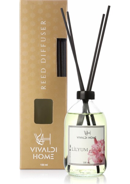 Lilyum Çiçeği Çubuklu Oda Kokusu Esansiyel Uçucu Yağ 100ML