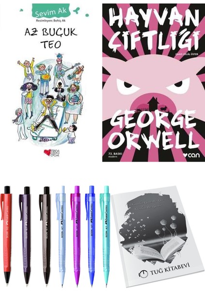 Hayvan Çiftliği ve Az Buçuk Teo 2'li Set + Hediyeli