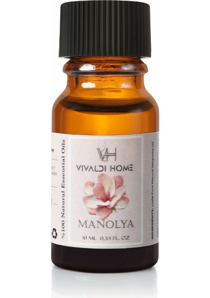 Manolya Çiçeği Aromaterapi Uçucu Yağ Esansiyel Buhurdanlık Yağı 10ML