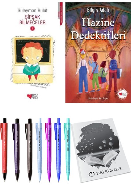 Hazine Dedektifleri ve Şipşak Bilmeceler 1 2'li Set + Hediyeli