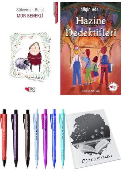 Hazine Dedektifleri ve Mor Benekli 2'li Set + Hediyeli