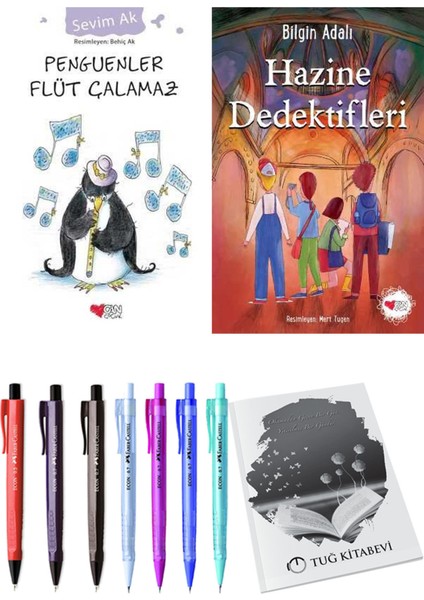 Hazine Dedektifleri ve Penguenler Flüt Çalamaz 2'li Set + Hediyeli
