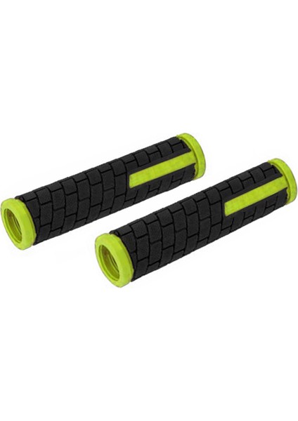 Ge-38 Bisiklet Gidon Silikon Elcik - Siyah-Lime